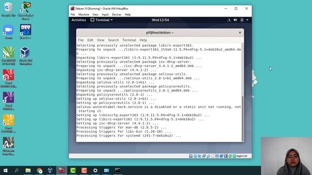 KONFIGURASI IP ADDRESS DAN DHCP SERVER DEBIAN 10 #KOMJAR смотреть онлайн