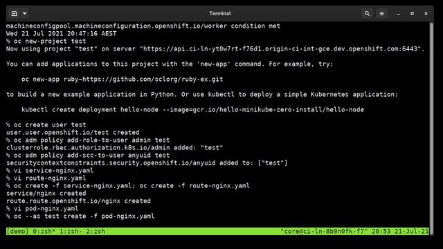 Demo: systemd workload support on OpenShift (experimental feature) смотреть онлайн