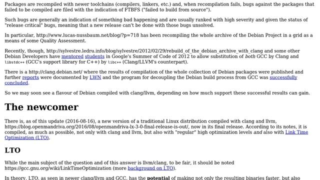 Unix & Linux: Is there a Linux distro compiled with clang/llvm? (3 Solutions!!) смотреть онлайн