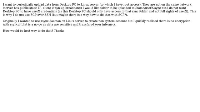 File upload to Linux server from Windows Desktop without providing system credentials (for server) смотреть онлайн