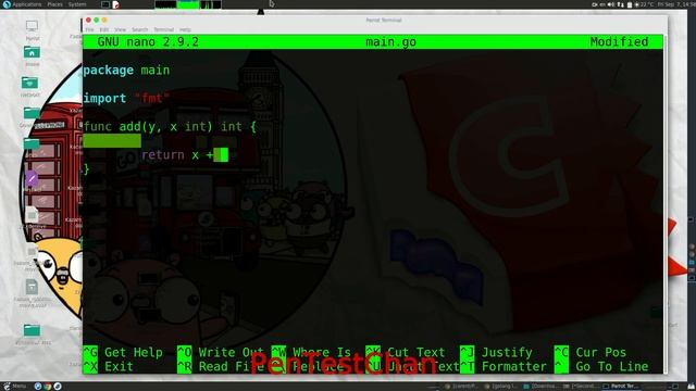 How to create Golang Functions Continued with Terminal on Parrot Security Linux смотреть онлайн