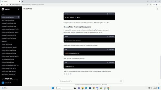 how to execute python script on mac смотреть онлайн