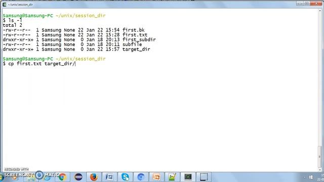 Unix basic commands for files смотреть онлайн