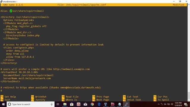 Merubah URL Default Squirrelmail Debian смотреть онлайн