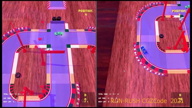 Run Rush -- Racing video game. смотреть онлайн