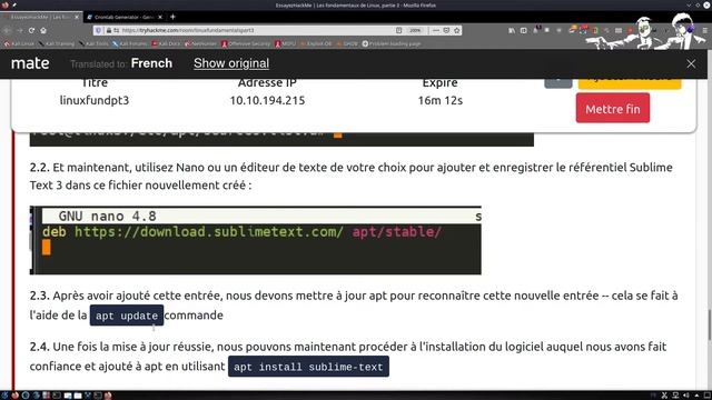 SALTINBANK LINUX POUR NULS[FINAL] Téléverser, Télécharger, Gérer les REPO & CRONTABS & ses paquets смотреть онлайн