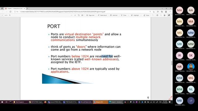 049 SEM202110 ITT440 [H5P] Ch03 - Socket Programming Element смотреть онлайн