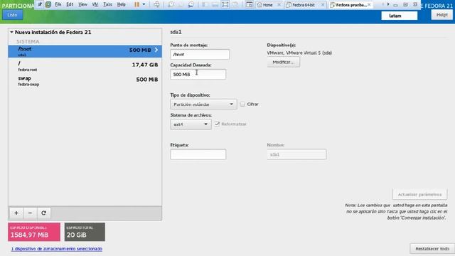 primer video fedora particiones vm смотреть онлайн