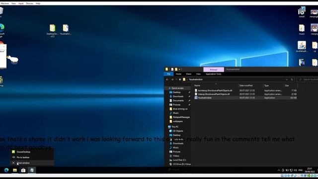 Running desktop goose and you are an idiot смотреть онлайн