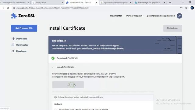 How to Install SSL certificate | Windows Hosting ( Plesk ) | Godaddy смотреть онлайн