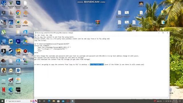 How to Copy content from PC to FTP using CMD or batch смотреть онлайн