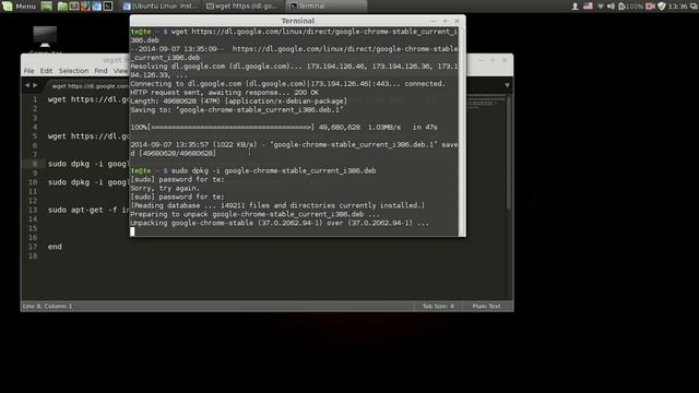 ติดตั้ง google chrome on linux mint смотреть онлайн