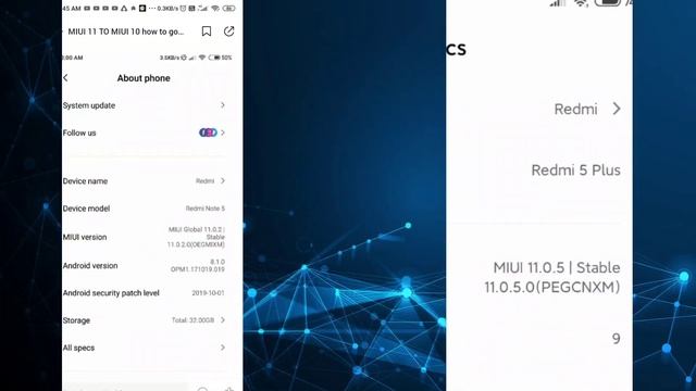 Redmi Note 5 Miui 11.0.5.0 stable Android pie 9.0 update is real??| You should know everything смотреть онлайн