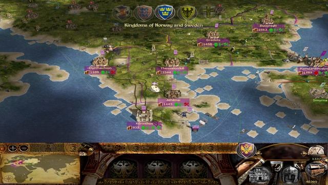 Eras Total Conquest (Medieval 2 Total War Mod) Byzantine Empire Campaign Part 5: WAR WITH ARAGORN смотреть онлайн