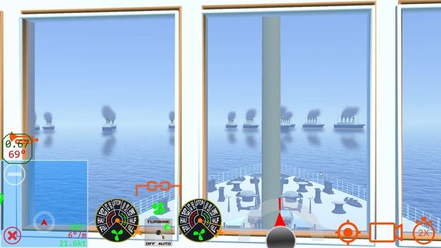 【Ship Handling Simulator】RMS TITANIC running in a fleet! смотреть онлайн