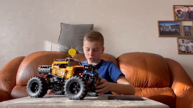 Обзор на Самую БОЛЬШУЮ машину ЛЕГО джип 4х4! смотреть онлайн