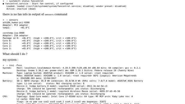 Unix & Linux: fan is working always in Asus X542U смотреть онлайн