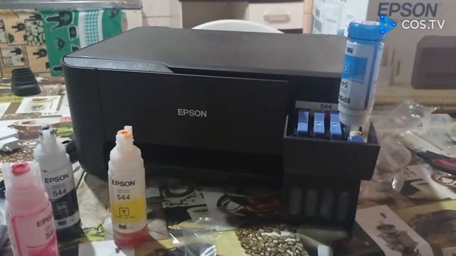 Instalação da impressora Epson Ecotank L3110 смотреть онлайн