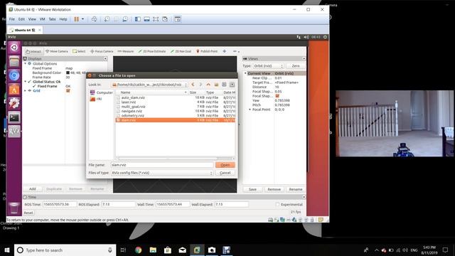 2. SLAM demonstration based on ROS смотреть онлайн