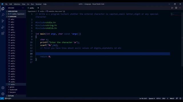 Check entered char is capital,small letter,digit or any special char || GTU PPS lab experiments #11 смотреть онлайн