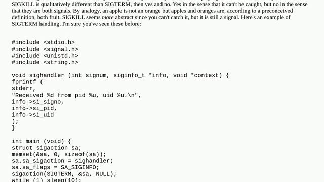 Unix: How does Linux "kill" a process? смотреть онлайн