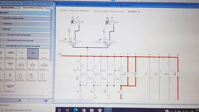Electroneumatica paso a paso A+B+B-A-. Leonel Trinidad Armando смотреть онлайн