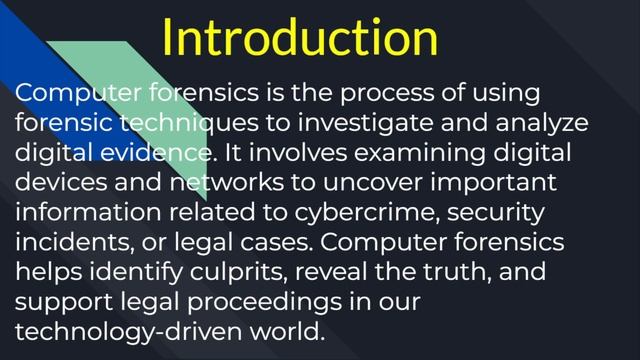 what is computer forensics | introdicing to computer forensics смотреть онлайн