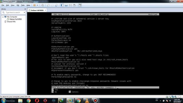 [Debian 8] Tutorial Konfigurasi SSH di Debian 8 menggunakan "openssh-server" смотреть онлайн