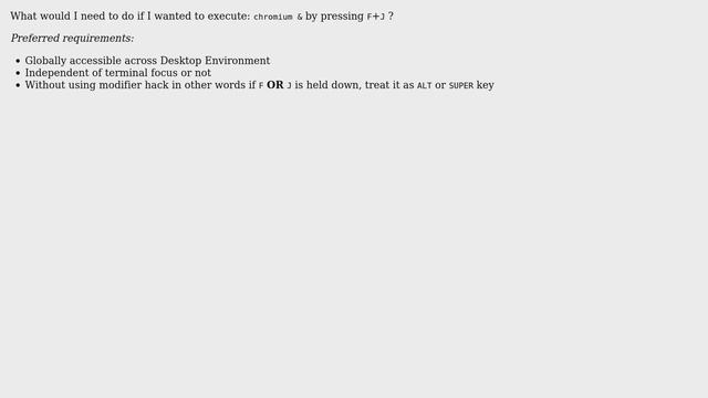 Unix & Linux: Execute a command if F+J keys are pressed смотреть онлайн