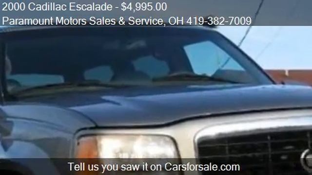 2000 Cadillac Escalade for sale in Toledo, OH 43609 at the P смотреть онлайн