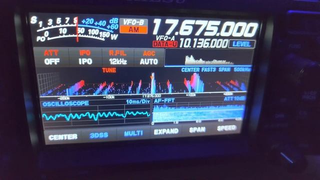 Radio New Zealand with excellent signal 17675 kHz Shortwave on Yaesu FTdx10 transceiver смотреть онлайн