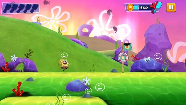 SpongeBob Patty Pursuit - Gameplay Walkthrough Part 3 (iOS) смотреть онлайн