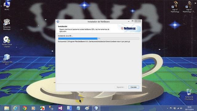 IDE NetBeans 8.0.1 instalación en Windows 8 смотреть онлайн
