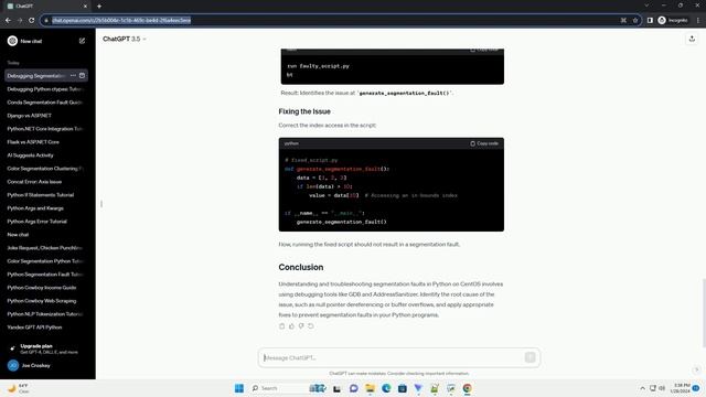 segmentation fault core dumped python centos смотреть онлайн