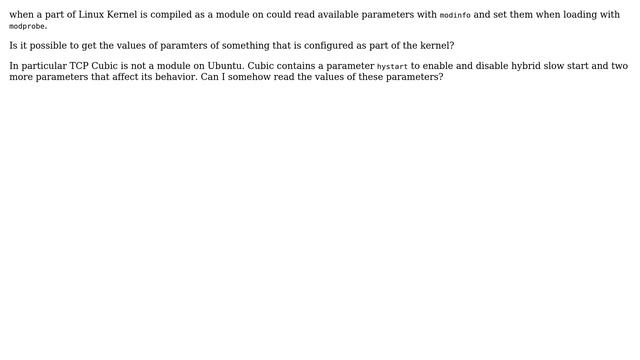 DevOps & SysAdmins: How to get parameters of Linux module when it is compiled NOT as a module? смотреть онлайн