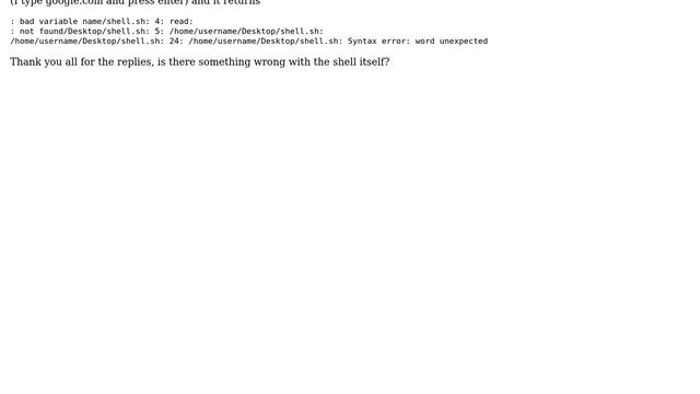 Getting errors trying to run shell script (Linux) смотреть онлайн