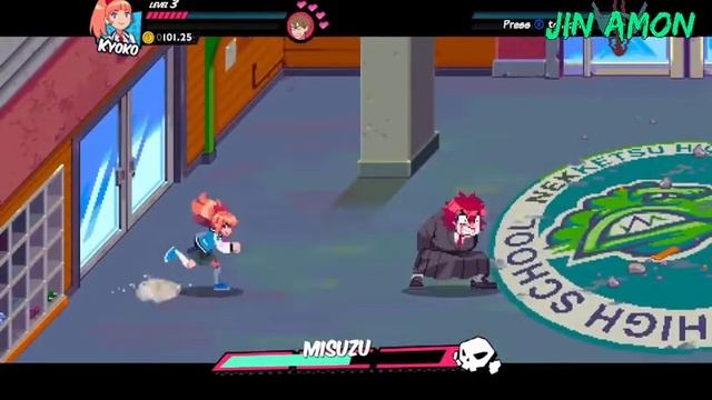 River City Girls - Misuzu boss fight ( Kyoko, No damage) смотреть онлайн