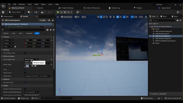 How to capture any Monitor or Window direct into Unreal Engine as Render Target/ Material смотреть онлайн