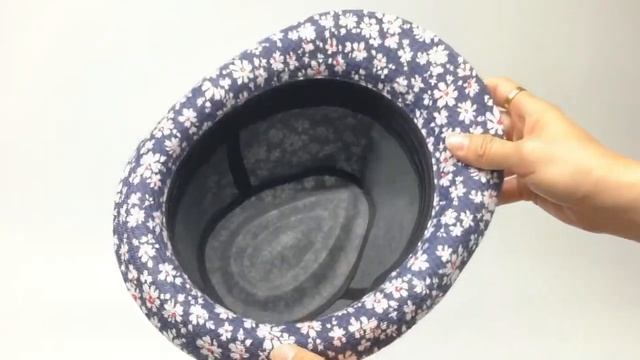 WITHMOONS Small Flower Pattern Fedora Hat смотреть онлайн