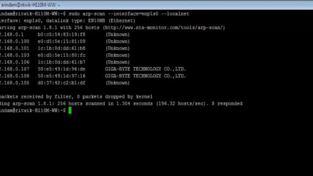 Linux - arp Command - w3resource смотреть онлайн