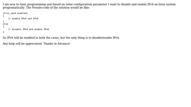 DevOps & SysAdmins: How to enable and disable IPv4 in linux system programmatically? смотреть онлайн