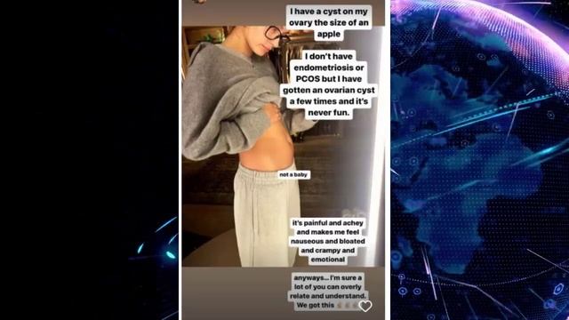 Hailey Bieber reveals she has 'painful' ovarian cyst the size of apple ‘Not a baby #newstodayupdate смотреть онлайн