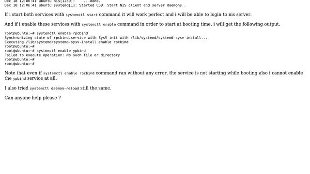 Ubuntu: Unable to enable systemctl service смотреть онлайн