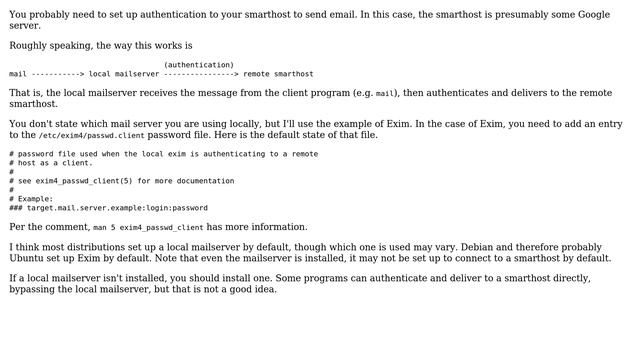 Unix & Linux: How can I make Google Apps trust my Unix/Linux servers to send email? (3 Solutions!!) смотреть онлайн