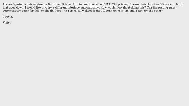 DevOps & SysAdmins: Get linux to change default route if one path goes down? (2 Solutions!!) смотреть онлайн