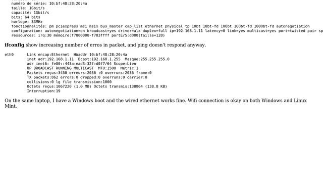 Unix & Linux: Wired ethernet disconnect after first webpage смотреть онлайн