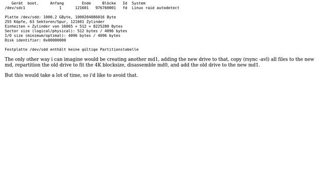 DevOps & SysAdmins: mdadm RAID1 with harddisks of different blocksize смотреть онлайн