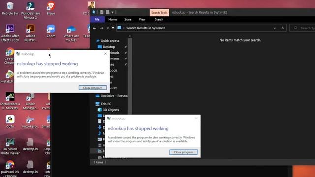 plz help me nslookup.exe popup bother me a lot in Windows 10 21H2. unable to fix it смотреть онлайн