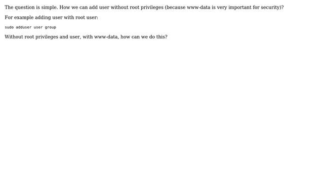 Ubuntu: How to add user from apache user group in linux? смотреть онлайн