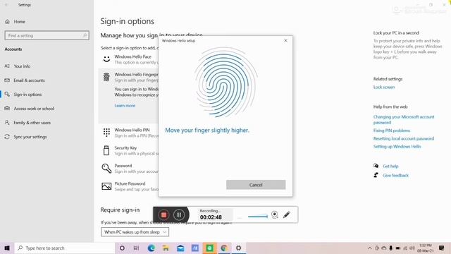 Asus Vivobook Laptop Mein Fingerprint Add Kaise Karenge || Windows 10 Mein Fingerprint Add 2021 смотреть онлайн